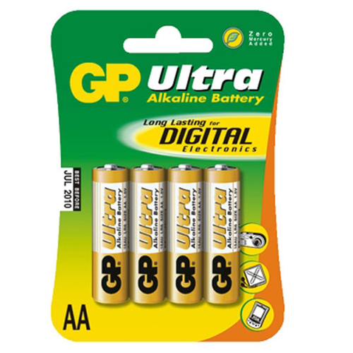 Батарея GP Ultra LR6 AA (блистер 4шт.) фото 