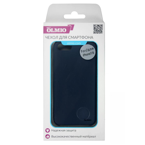 Накладка пластиковая Olmio Velvet iPhone 7/8 Dark Blue фото 