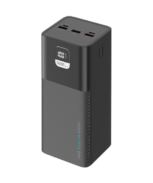 Внешний аккумулятор Deppa NRG Turbo V4 50000 mAh дисплей Black (33685) фото 