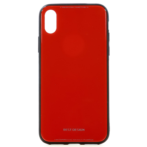 Накладка пластиковая TFN iPhone X/iPhone XS Red фото 
