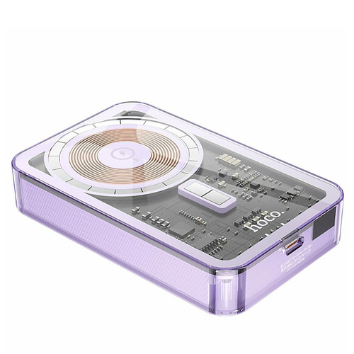 Внешний аккумулятор HOCO Q14A MagSafe 10000mAh Purple фото 