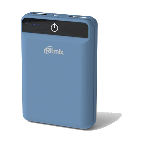 Внешний аккумулятор RITMIX RPB-10003L 10000 mAh Smoky blue фото 