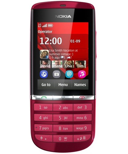 Телефон Nokia 300 Asha Red фото 