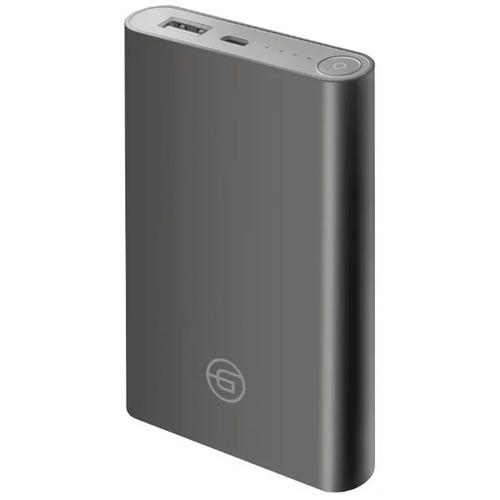 Внешний аккумулятор Ginzzu GB-3908G 8000 mAh 2.4A/5V Dark Gray фото 