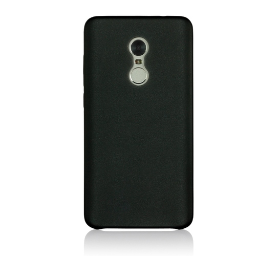 Накладка кожаная G-Case Slim Premium для Xiaomi Redmi Note 4 Black фото 