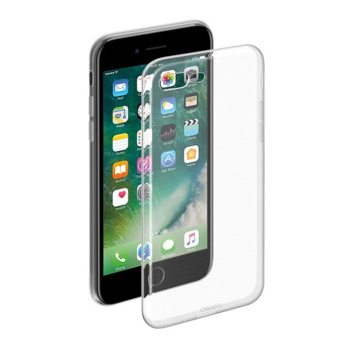 Накладка силиконовая Deppa Gel Case iPhone 7 Plus Clear фото 