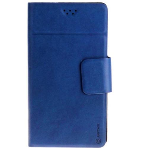 Чехол-книжка Anycase Wallet Fold L универсальный (5.5"-6.5") Blue фото 