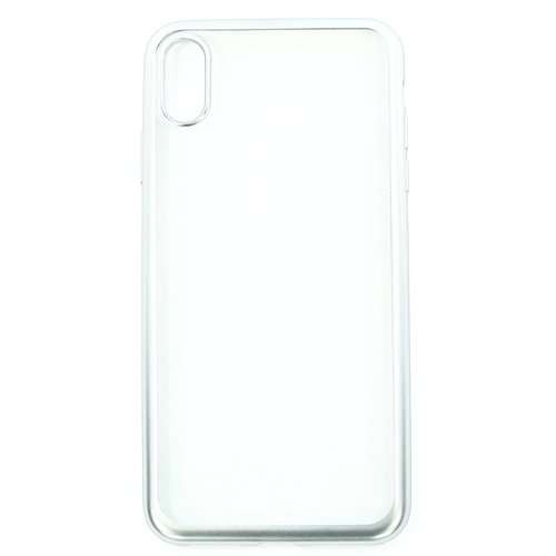 Накладка силиконовая uBear Frame Tone Case iPhone Xs Max Silver фото 