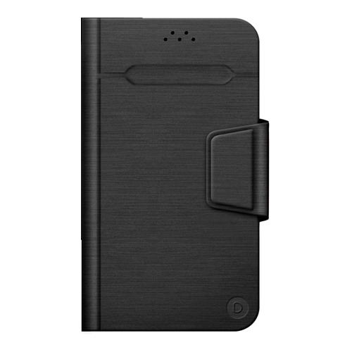 Чехол - книжка Deppa Wallet Fold S универсальный (3.5"-4.3") Black фото 