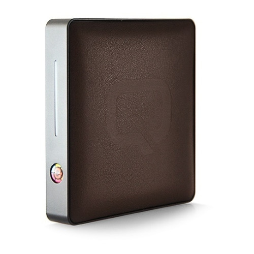 Внешний аккумулятор Qumo PowerAid Real Leather 7000 mAh Brown фото 