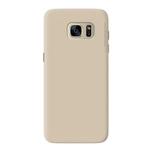 Накладка пластиковая Deppa Air Case Samsung Galaxy S7 Gold фото 
