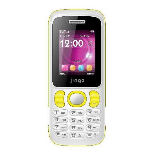Телефон Jinga Simple F115 White Yellow фото 