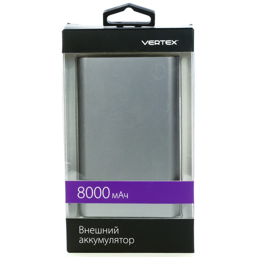 Внешний аккумулятор Vertex X’traLife 8000mAh Silver фото 