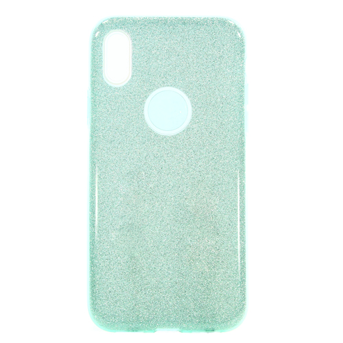 Накладка силиконовая Fashion Case Iphone X Shining 2 in 1 Green фото 