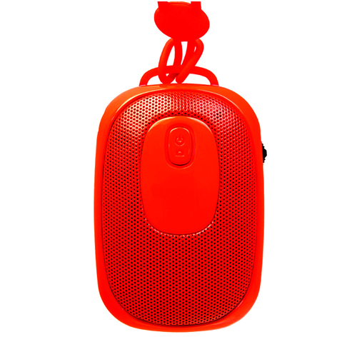 Колонка Ginzzu Bluetooth GM-985C 3W/AUX/TF/Selfie кнопка Red фото 